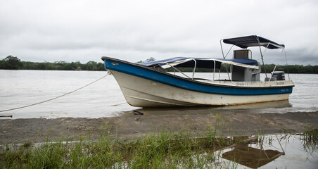 boat on the river