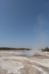 geyser in park national park