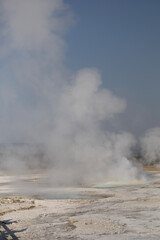 geyser in park national park