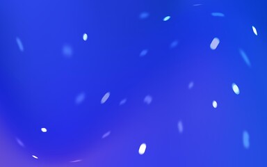 Light Pink, Blue vector pattern with christmas snowflakes.