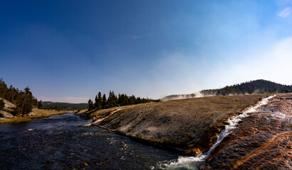 Water from the Grand Prismatic Spring