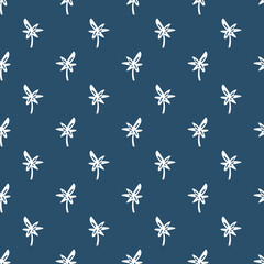 Seamless palm pattern