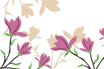 Simple floral background