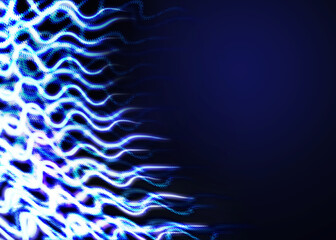 光のウェーブ背景