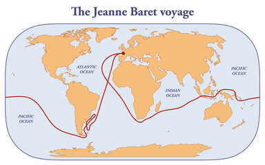 The Jeanne Baret voyage and circumnavigation of the globe