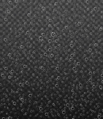 Water fizzing bubble sparkle vector background. Fizzy air soda champagne effervescent effect transparent