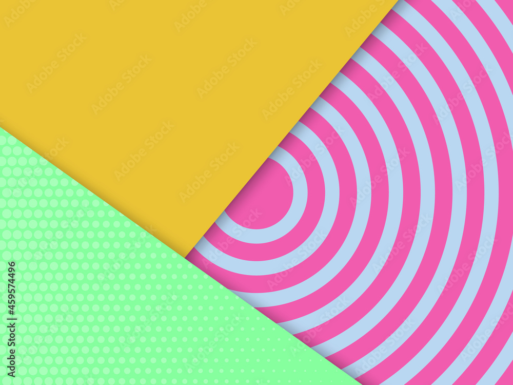 Poster minimal geometric background. abstract vector background