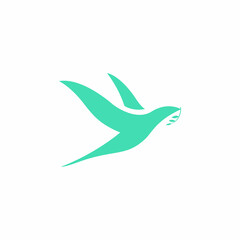 Bird vector. Dove vector. Bird of peace logo design