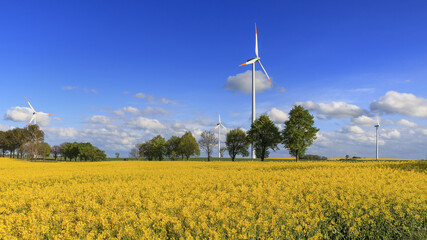 Wind turbines for electric power production