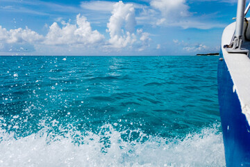 blue caribbean sea
