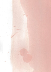 Fototapeta premium Painted pink background with space