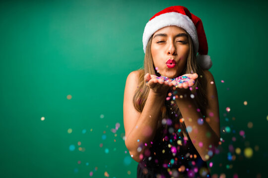 Enjoying a big Chrismtas party