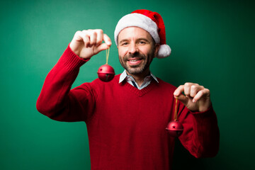 Fototapeta premium Ready to decorate the Christmas tree