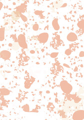 Terrazzo modern abstract template. Orange texture