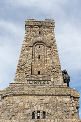 Fototapeta premium Monument to Liberty Shipka at St. Nicholas peak, Bulgaria