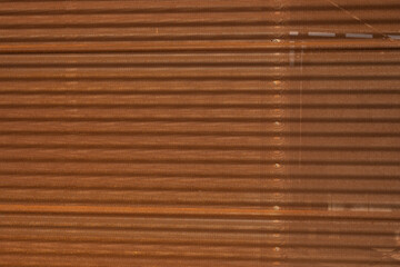 Perforated Rusty Corrugated Wall