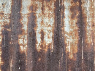 close up old rusty wall texture