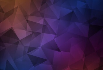 Fototapeta premium Light Blue, Red vector abstract mosaic background.