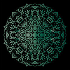 Circular pattern in form of mandala