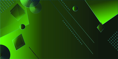 Green Abstract 
Background With Circles