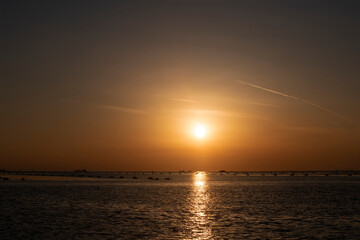 海に沈む夕日