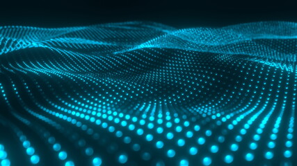 Obraz premium パーティクル 幻想的 輝く 漂う イルミネーション [別Verあり]