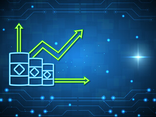 Oil dripping from a gasoline pump isolated  - 3d Rendering background