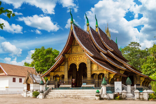 Wat Xieng Thong Temple In Luang Prabang, Laos.