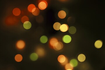 Blurred lights - bokeh style