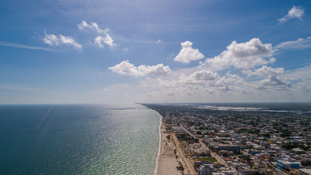 Progreso Yucatan, M&eacute;xico drone