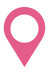 pink location pin