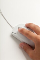 Hand Using a Computer Mouse