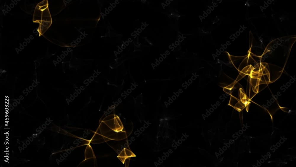 Poster colorful big data wave of particles. futuristic glowing surface. abstract animated motion background