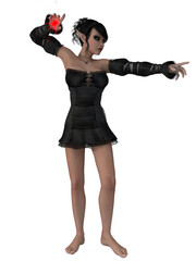 3d illustration of an fantasy fairytale figure