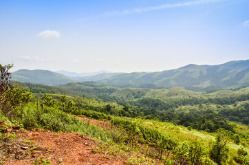 Kuduremukh Hills at Chikmagalur, India