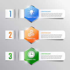 Set of business banners . infographic vector