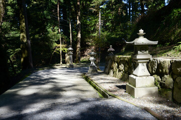 比叡山延暦寺　西塔と東塔の参道　滋賀県大津市坂本