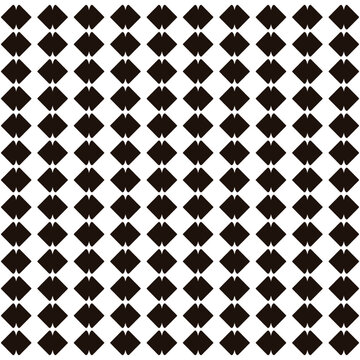 Patr&oacute;n blanco y negro cuadrangular