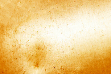 Gold grunge metal texture background