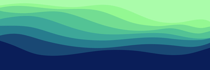 sunrise wave pattern vector illustration good for web banner, ads banner, tourism banner, wallpaper, background template, and adventure design backdrop