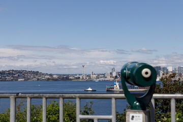 coin operated binoculars