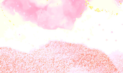 Pink marble texture background. High quality vector Alcohol ink shape in tender pastel pink. Background design for Banner, invitation, wallpaper, headers, website, print ads. Vector EPS10