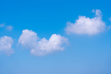 blue sky with clouds