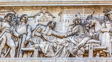 Death Revolution General Marceau Sculpture Arc de Triomphe Paris France