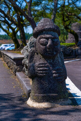 stone statue, 
Dolhareubang 