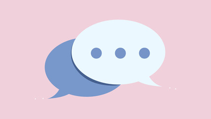 The concept of chatting and communication in the organization ,  Flat Modern design, illustration Vector EPS 10 