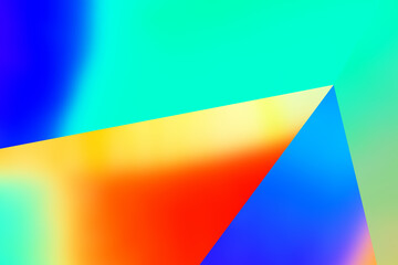 3d rendering Curve Dynamic Fluid Liquid Wallpaper. Light Pastel Cold Color Colorful Swirl Gradient Mesh. Bright Pink Vivid Vibrant Smooth Surface. Blurred Water Multicolor Neon Sky Gradient Background