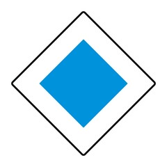 Train sign, shunting prohibited, vector icon, shift disabled, railroad sign