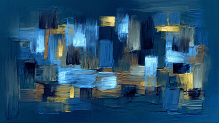 Modern artwork, textured paint strokes, painting on canvas. Acrylic art, artistic texture. Abstract grungy background