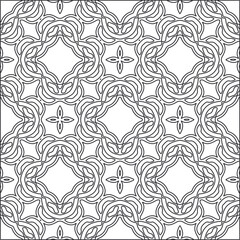 Design monochrome grating pattern,black and white patterns.Repeating geometric tiles from stripe elements. black ornament.